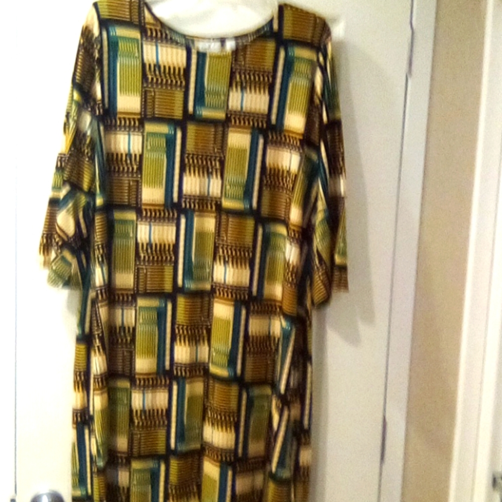 Kim Rogers 3/4 Sleeves Women Casual Fit Vintage Dress L